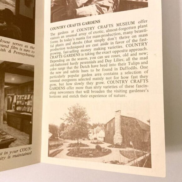 Vintage Folk Craft Museum Pennsylvania Dutch Gallery  Travel Brochure Americana - Picture 10 of 12